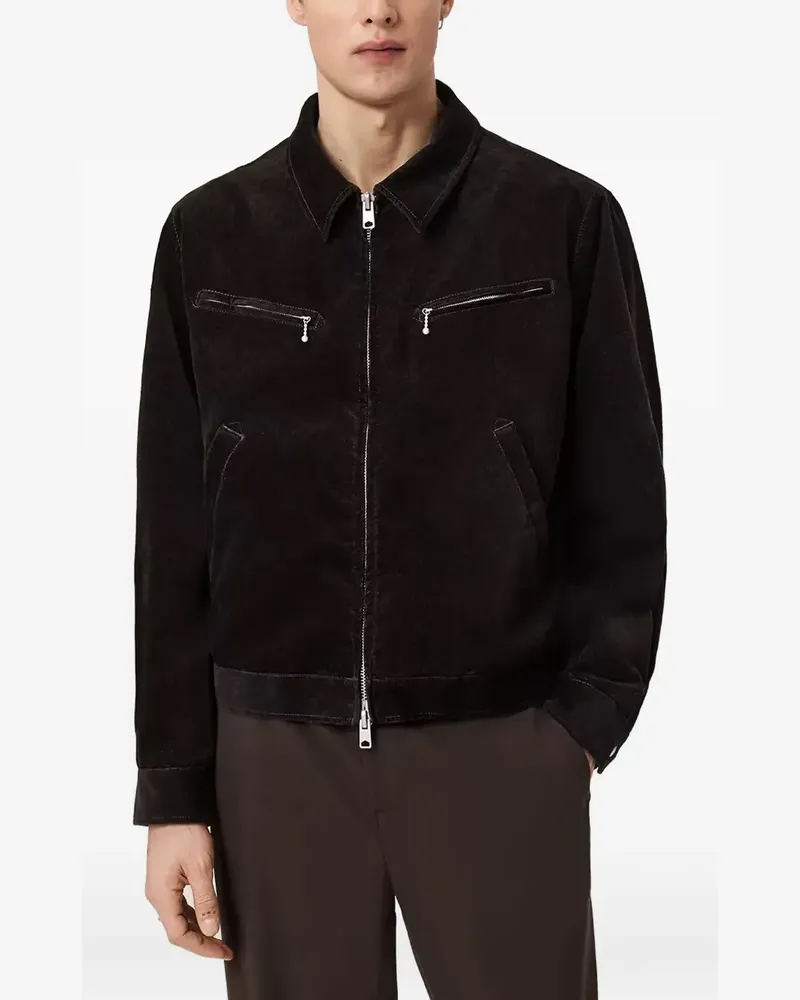 AllSaints Korey zip-up jacket - Braun Braun