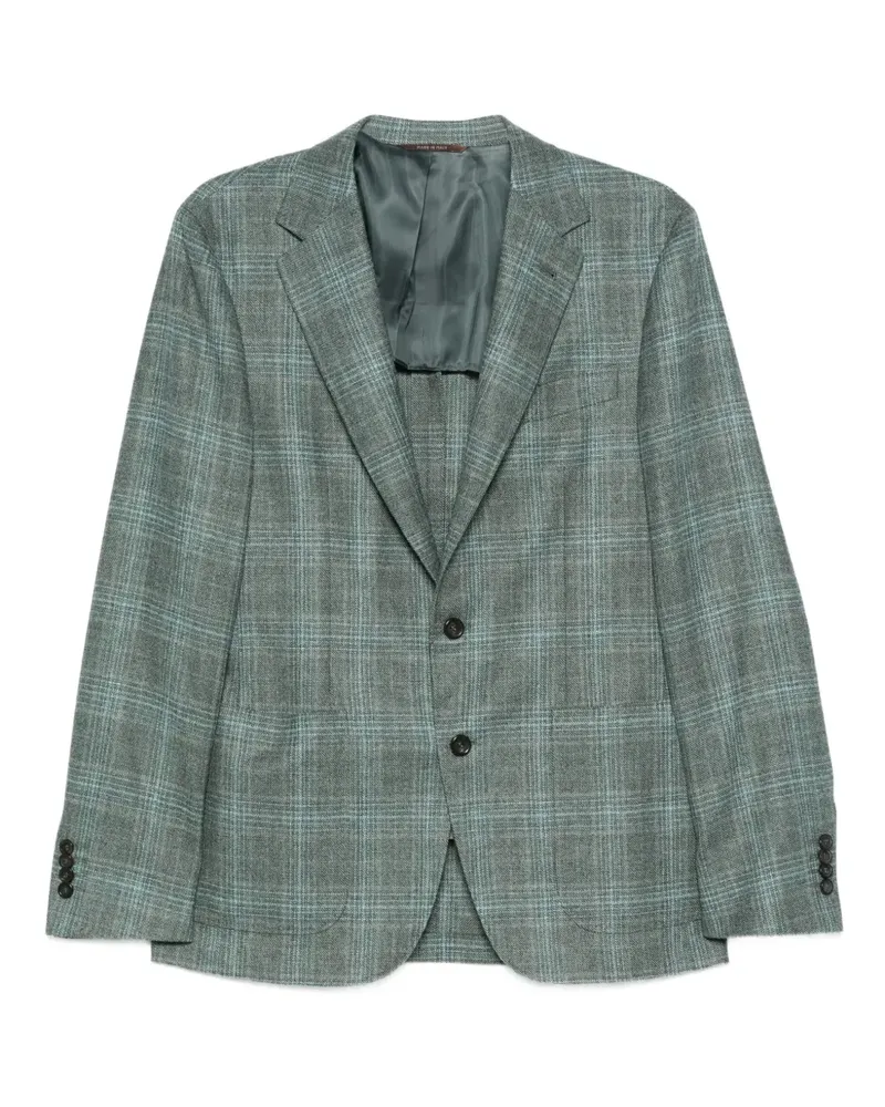 Canali Kariertes Sakko - Blau Blau