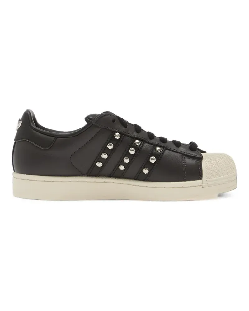 adidas Superstar Sneakers mit Nieten - Schwarz Schwarz