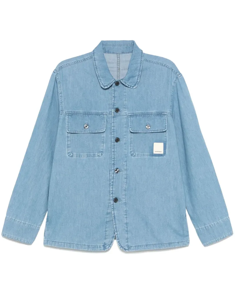Emporio Armani Klassisches Jeanshemd - Blau Blau