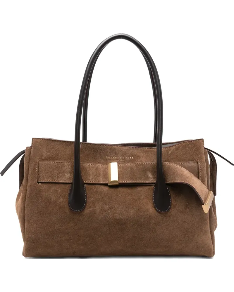FESTA Milano Shopper aus Wildleder - Braun Braun