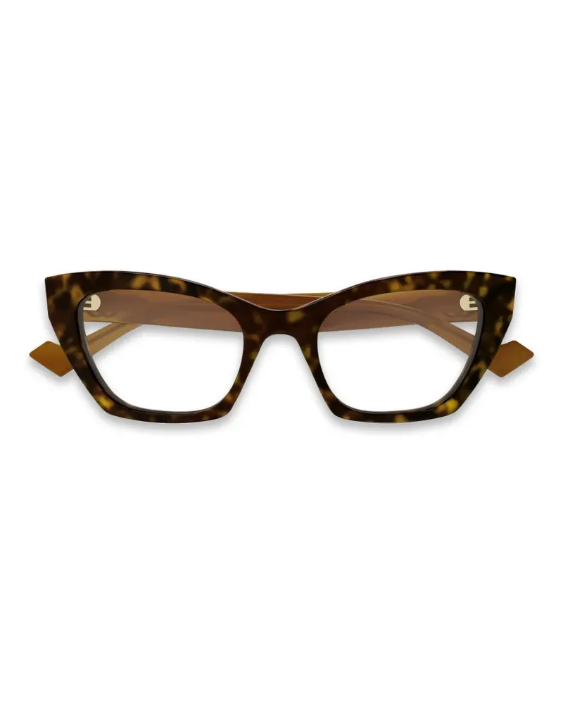 Gucci cat-eye frame glasses - Braun Braun