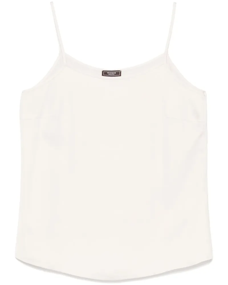 Peserico Tanktop aus Satin - Nude Nude