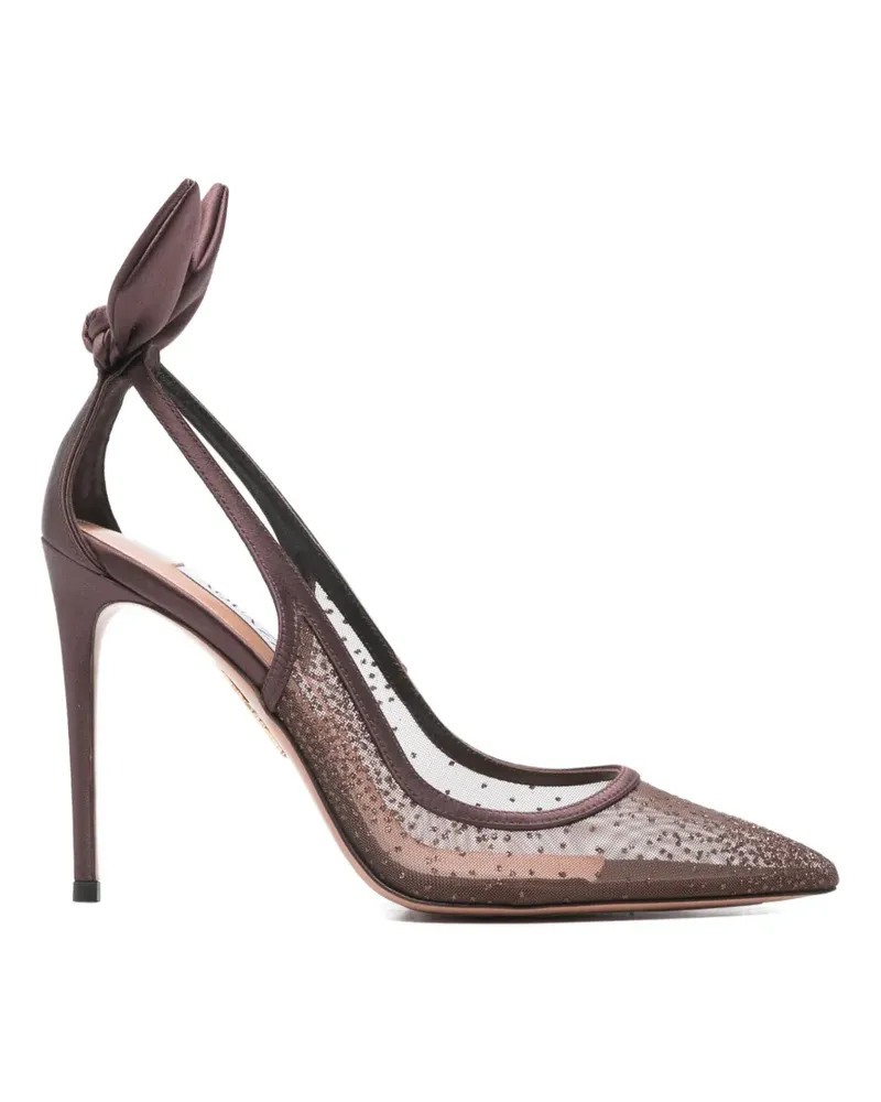 Aquazzura bow point-toe pumps - Braun Braun