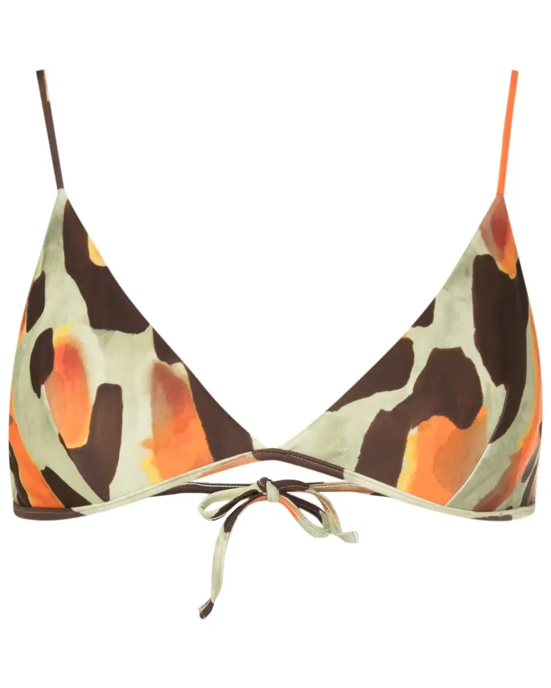 Lenny Niemeyer Triangel-Bikinioberteil mit elastischem Bund - Mehrfarbig Mehrfarbig