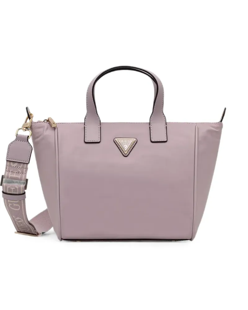Guess Shopper mit Logo-Schild - Violett Violett
