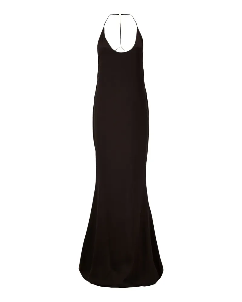 Tom Ford Neckholder-Abendkleid - Braun Braun