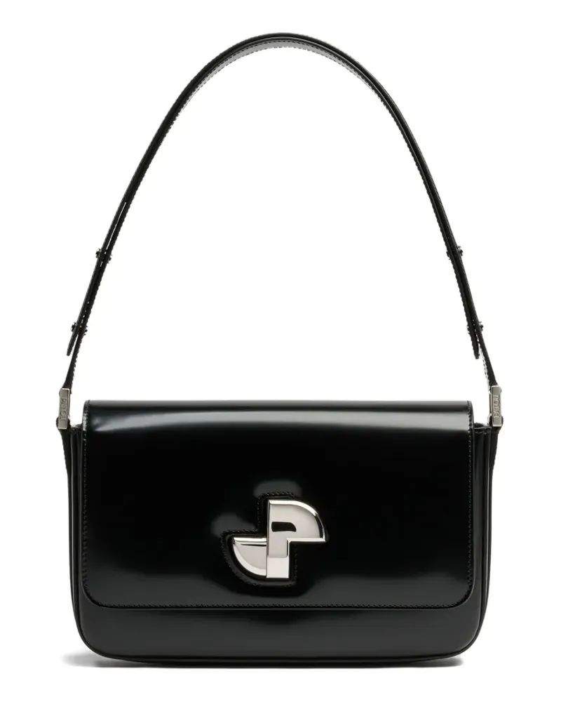 Patou Le Classic Lock Schultertasche - Schwarz Schwarz