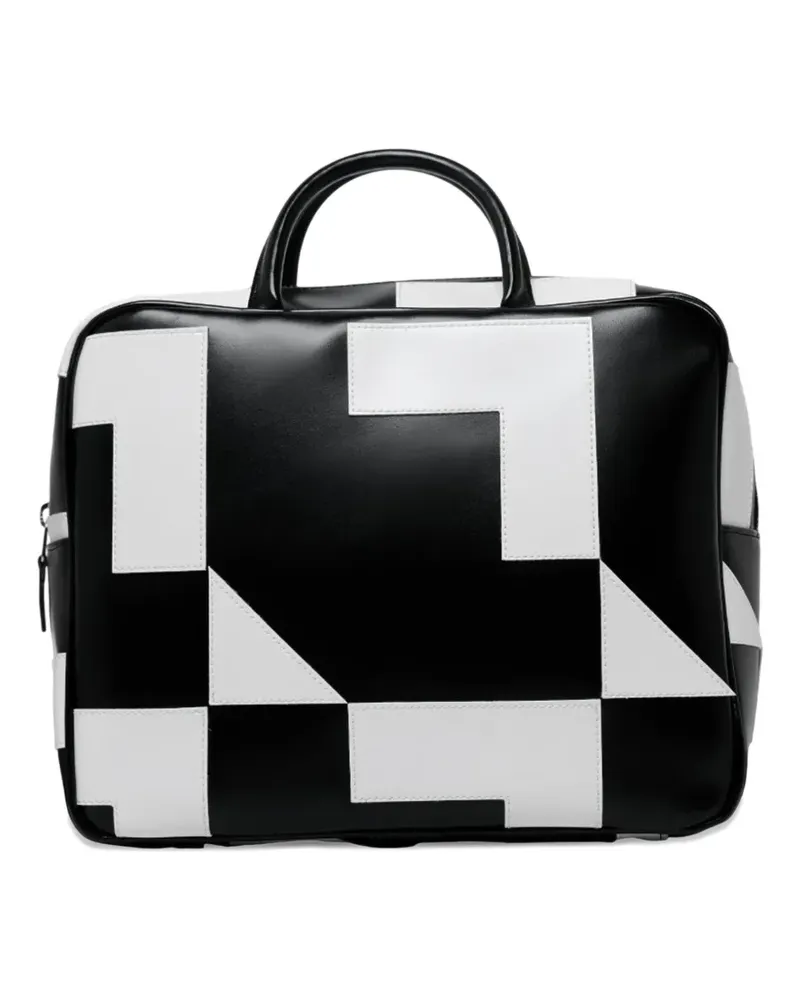 Comme des Garçons geometric-pattern tote bag - Schwarz Schwarz