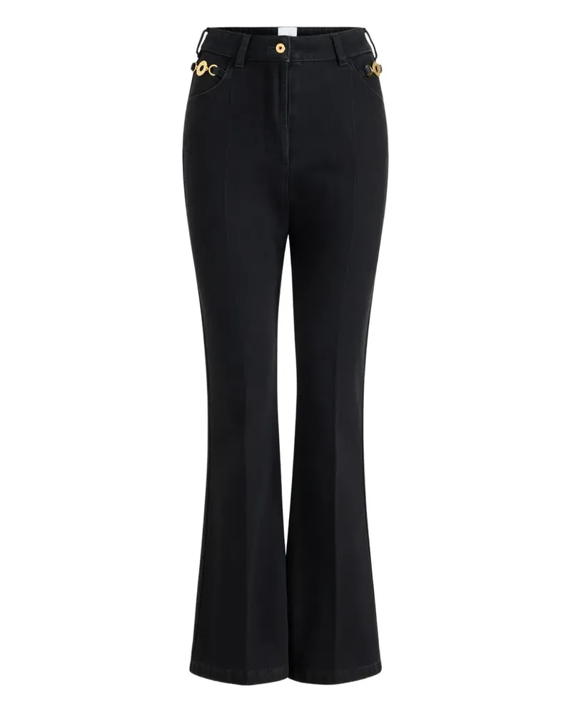 Patou Hose mit Kettendetail - Schwarz Schwarz