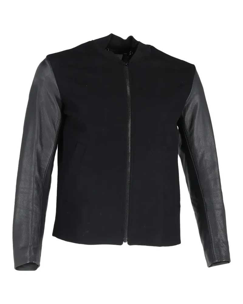 Sandro zipped panelled jacket - Schwarz Schwarz