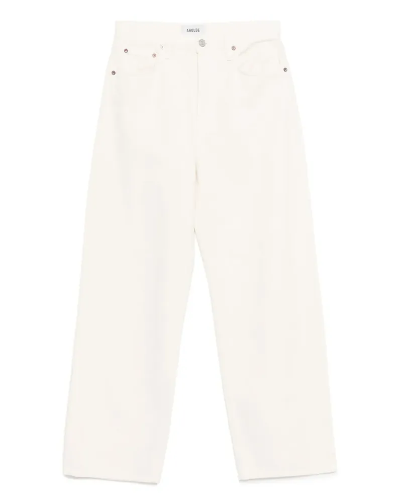 AGOLDE Tief sitzende Slung Baggy Jeans - Nude Nude