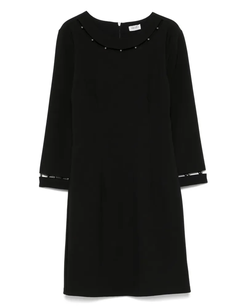 Liu Jo Minikleid mit Perlendetail - Schwarz Schwarz