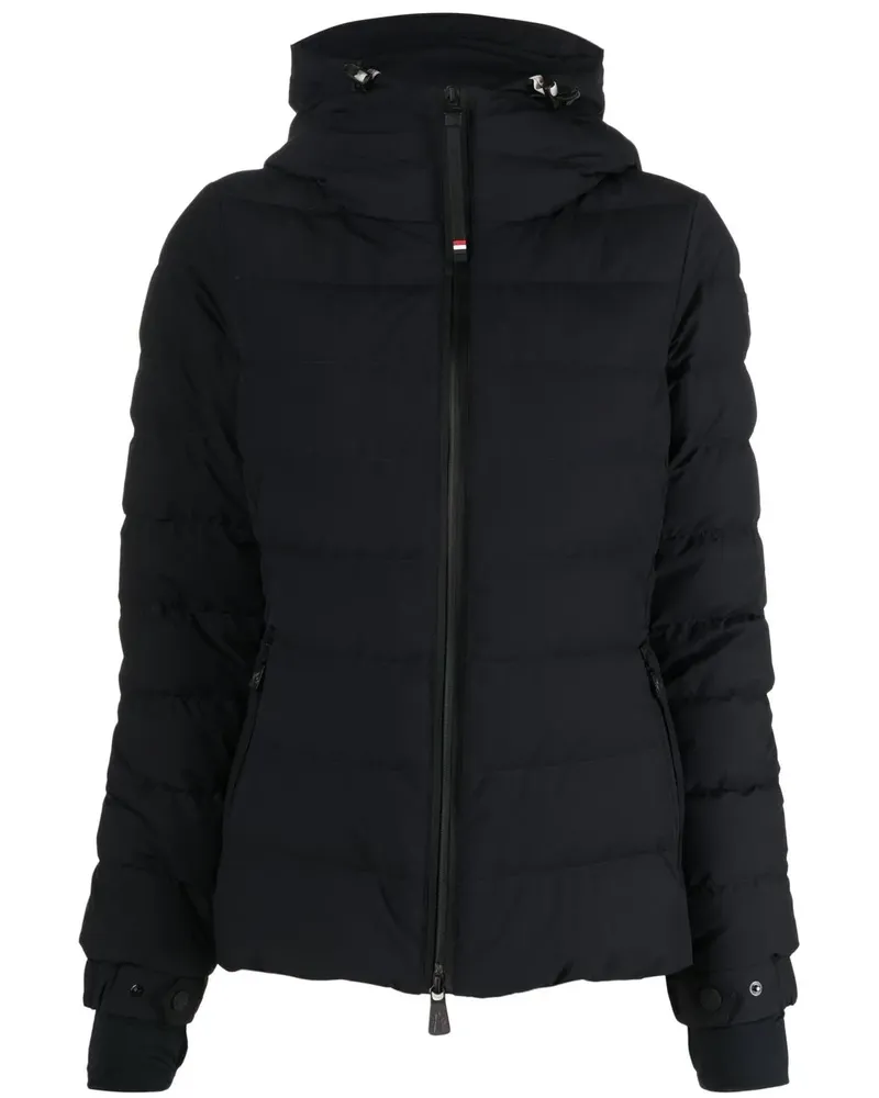 Moncler Gefütterte Jacke mit Stehkragen - Schwarz Schwarz