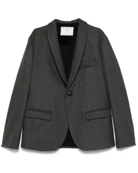 Société Anonyme Blazer aus Wolle Grau