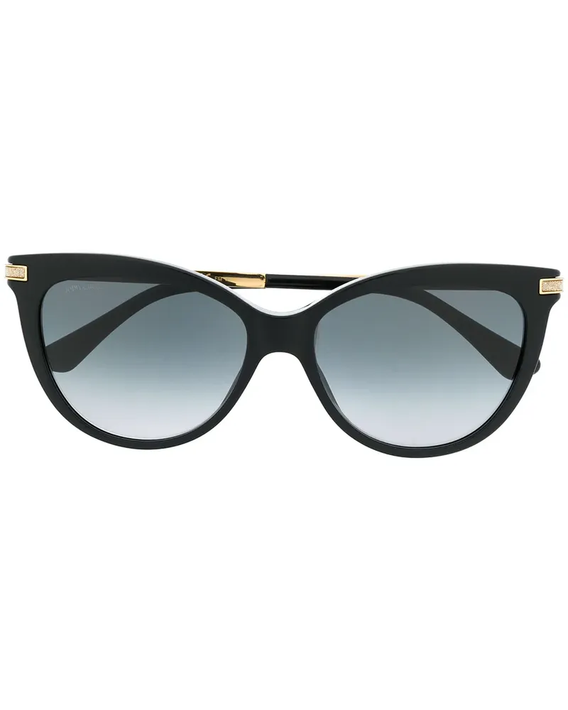 Jimmy Choo Klassische Pilotenbrille - Schwarz Schwarz