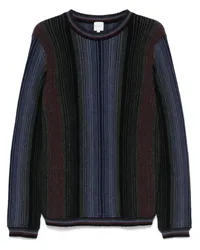 Paul Smith Klassischer Intarsien-Pullover Blau