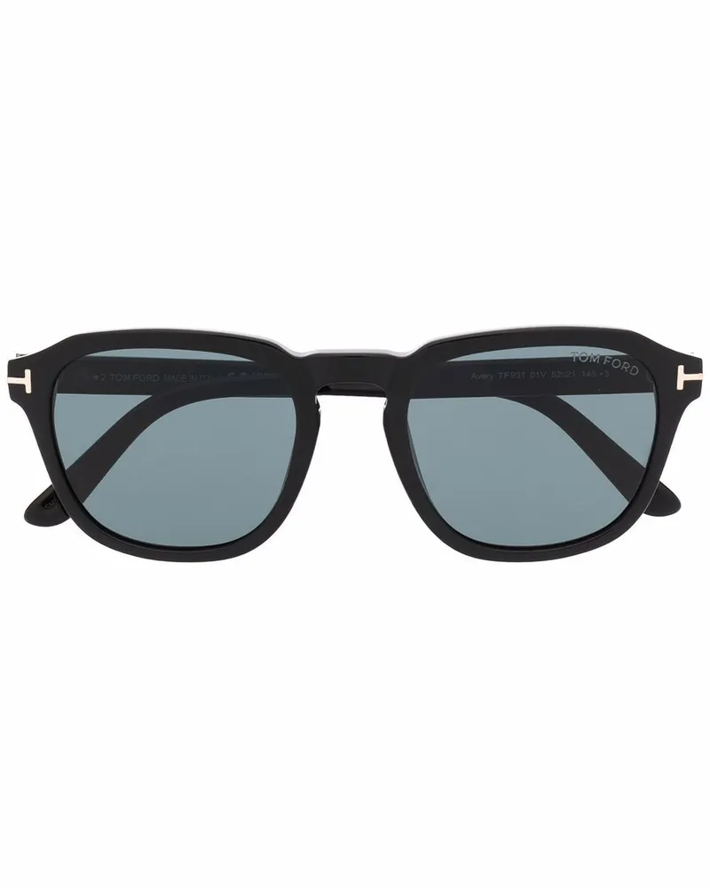 Tom Ford Eckige Sonnenbrille - Schwarz Schwarz