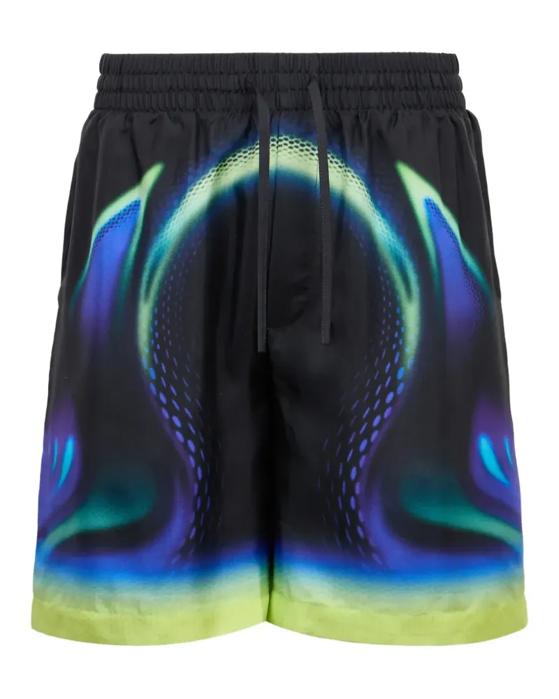 Casablanca Paris drawstring-waist print shorts - Schwarz Schwarz