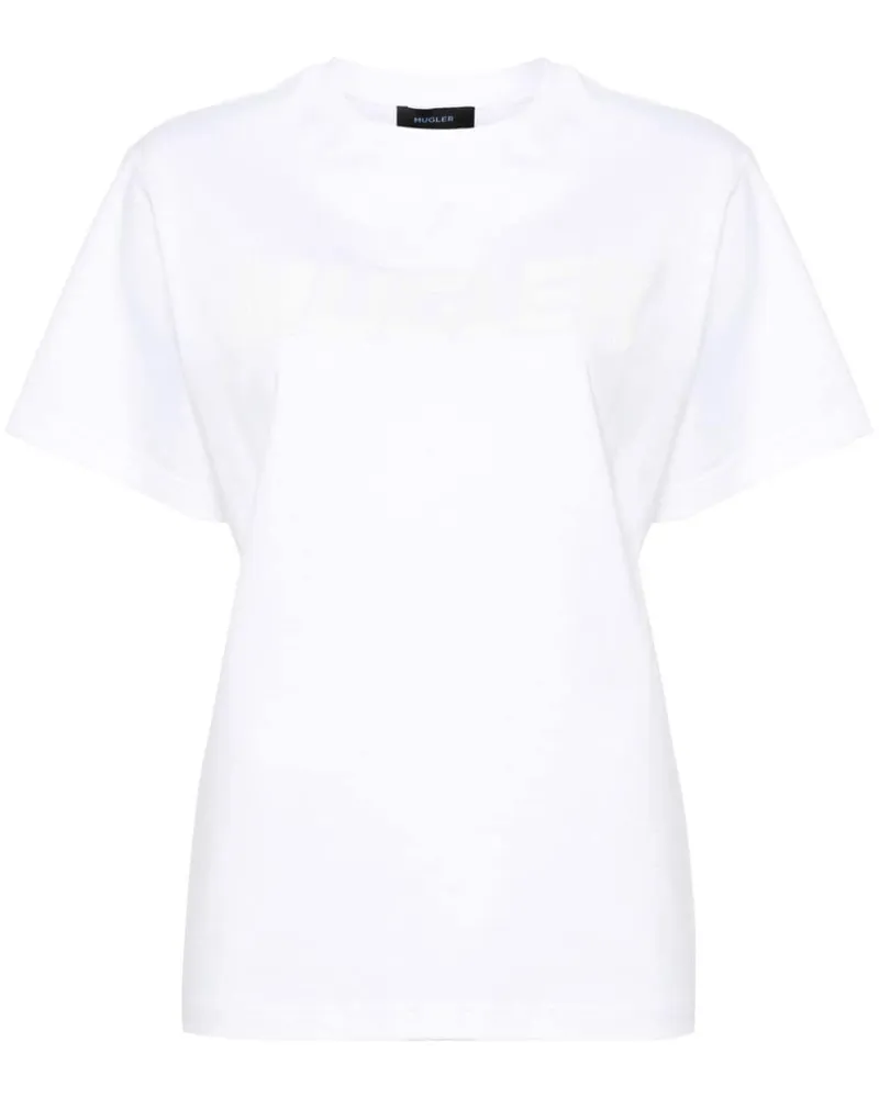 Thierry Mugler T-Shirt mit Logo-Print - Weiß Weiß