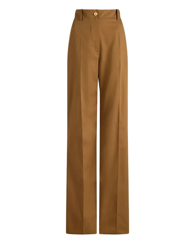 Patou Hose aus Gabardine - Braun Braun