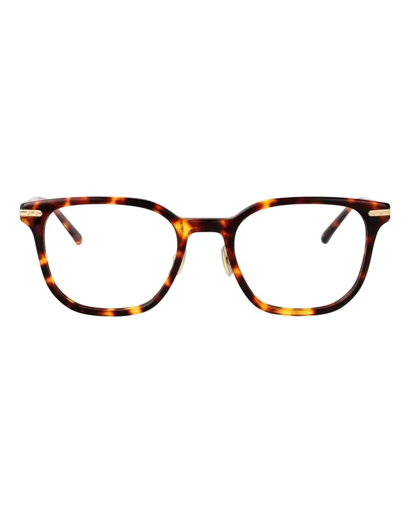 Linda Farrow Eckige Brille in Schildpattoptik - Braun Braun