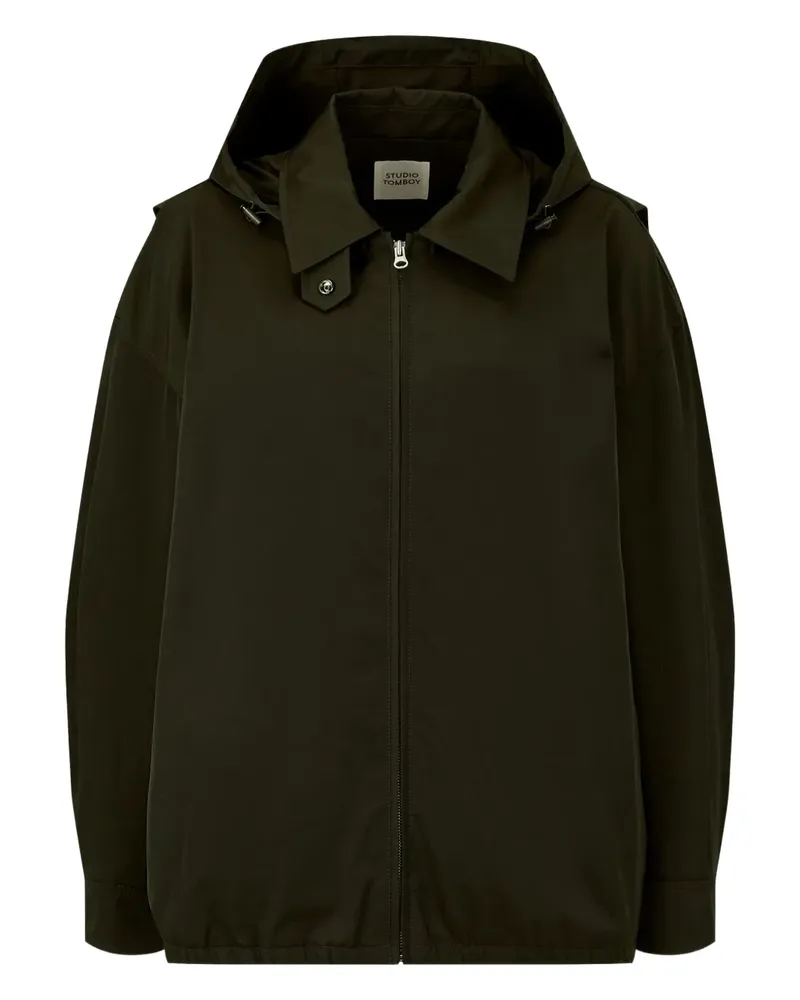STUDIO TOMBOY Kapuzenjacke mit Reißverschluss - Grün Grün