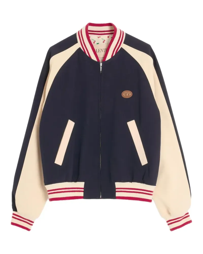 Valentino Garavani Bomberjacke mit VLogo - Blau Blau