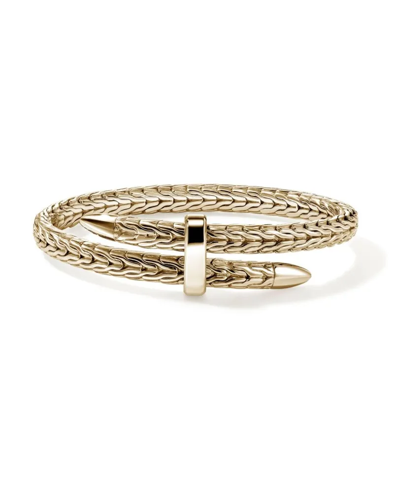 John Hardy 14kt Spear Gelbgoldarmspange Gold