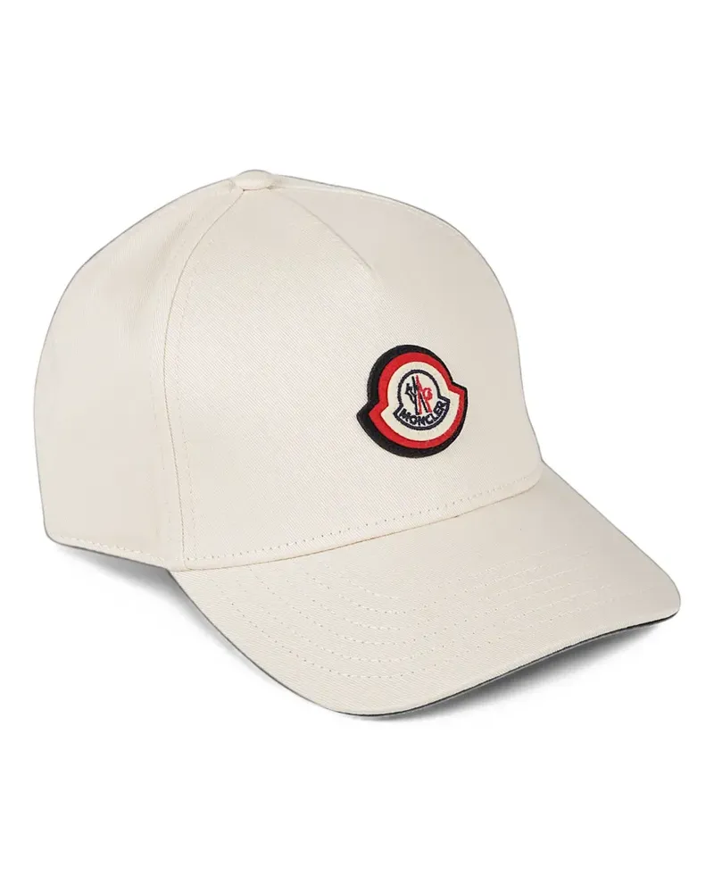 Moncler logo-patch baseball cap - Nude Nude