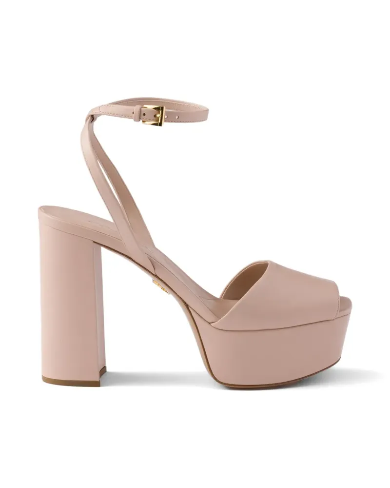 Prada nappa leather platform sandals - Rosa Rosa