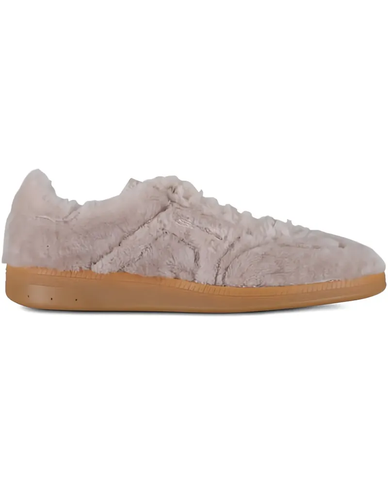 Santoni Olympic lace-up sneakers - Nude Nude