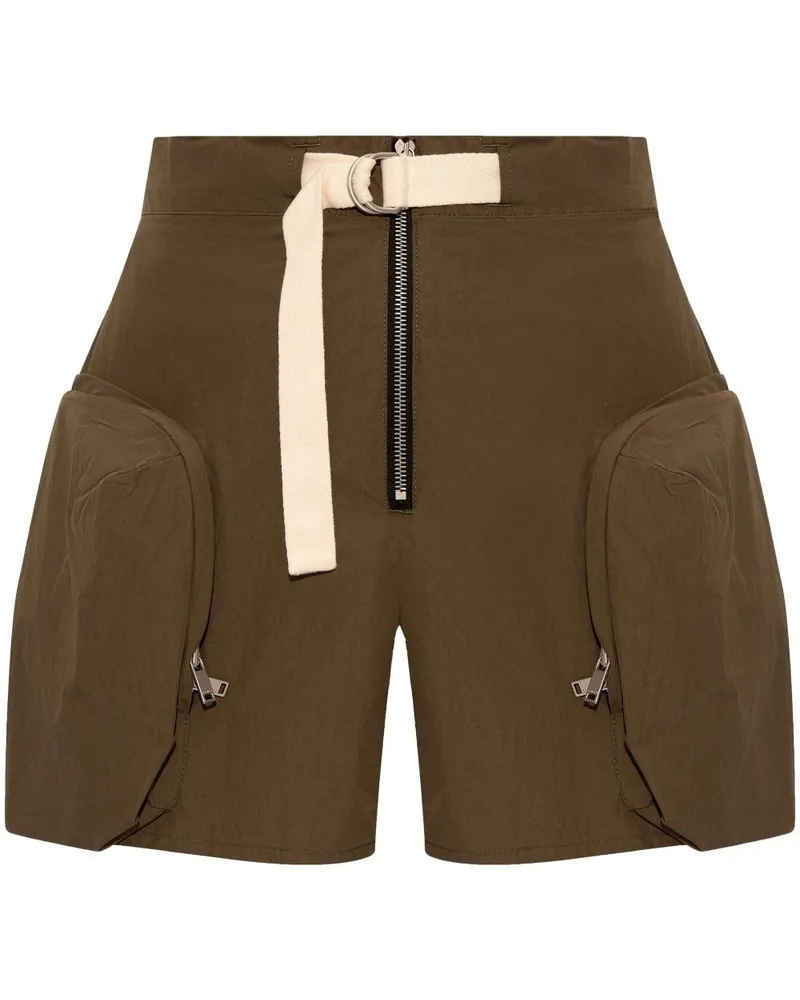 Jil Sander Shorts mit Reißverschlusstaschen - Braun Braun