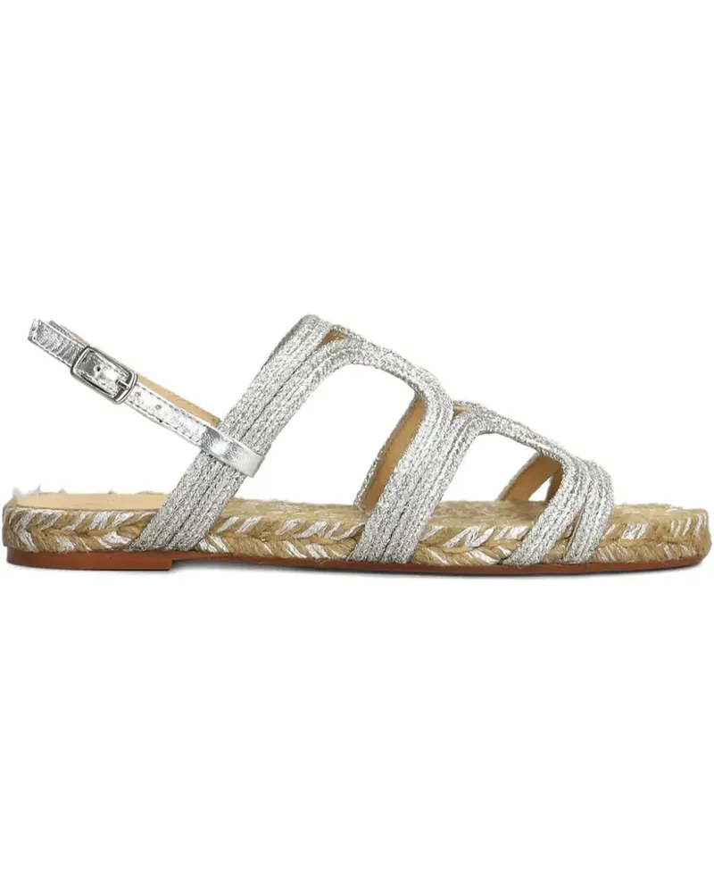 Castañer Pitra braided strap sandals - Silber Silber