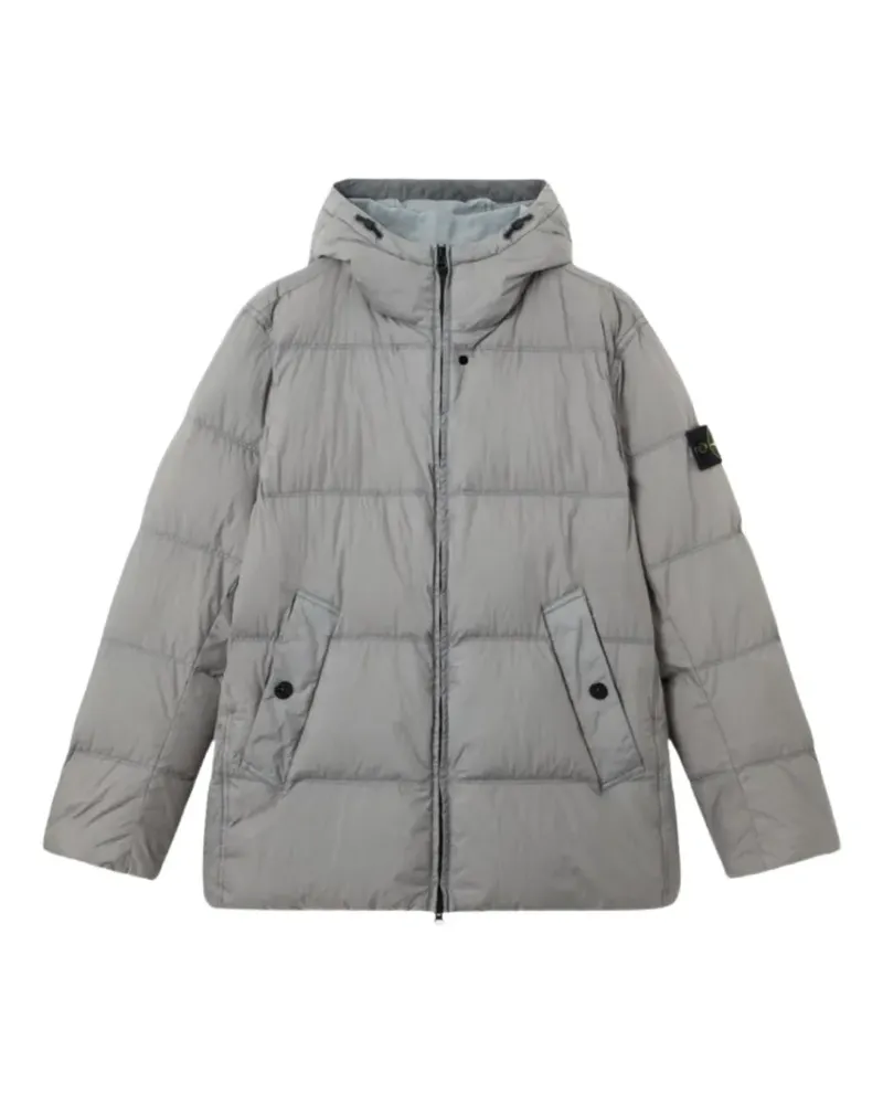 Stone Island 4100037 crinkle reps NY jacket - Grau Grau