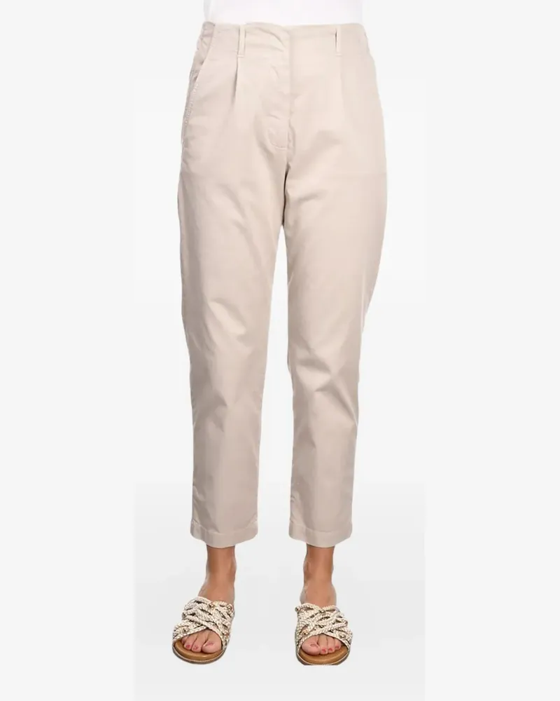 Gran Sasso Hose mit Bundfalten - Weiß Weiß