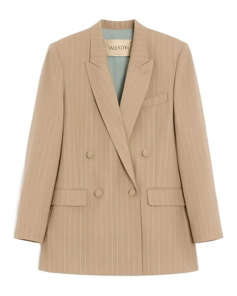 Valentino Garavani Jacke mit Nadelstreifen - Nude Nude