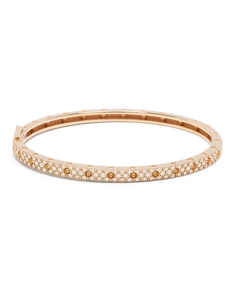 Roberto Coin 18kt Pois Moi Luna Rotgoldarmreif mit Diamanten - Rosa Rosa