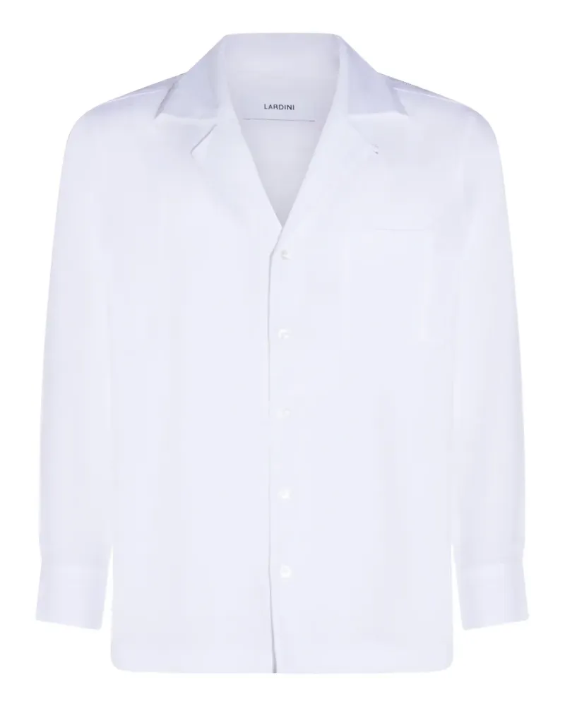 LARDINI Hemd mit Brusttaschen - Weiß Weiß