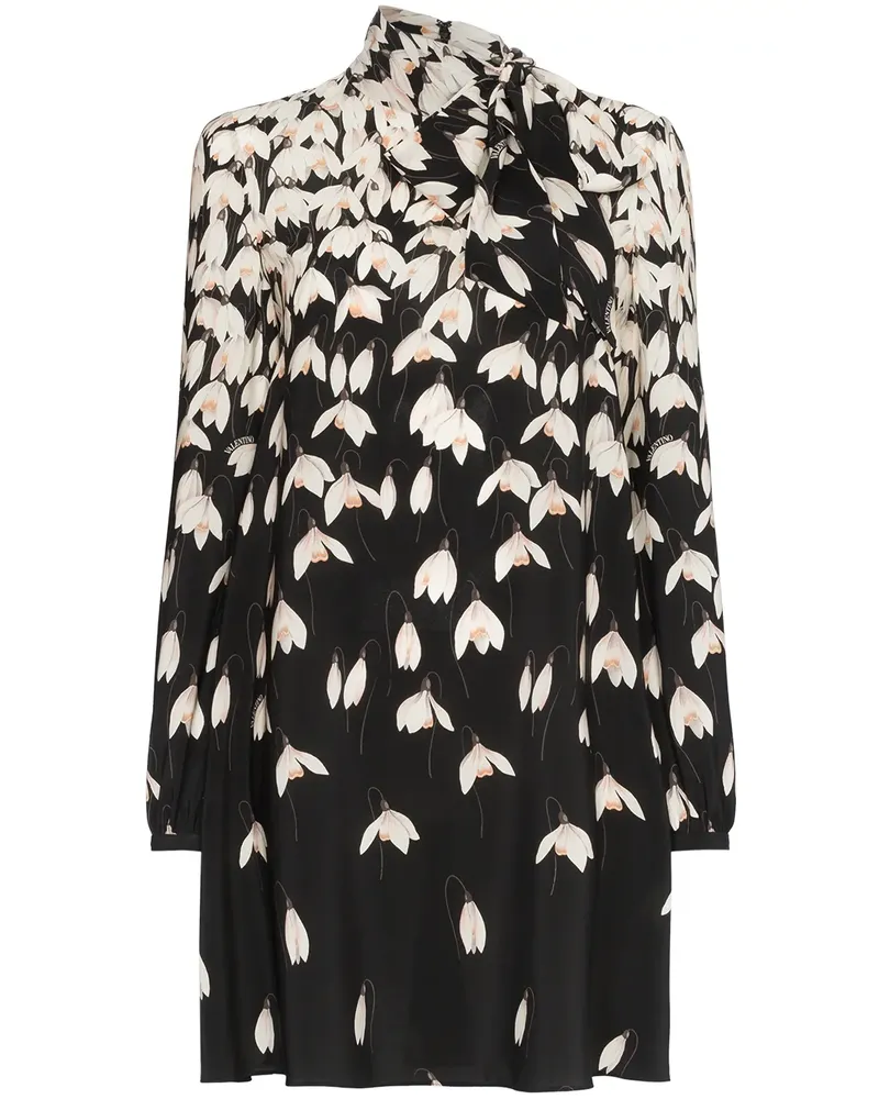 Valentino Garavani Kleid mit Blumen-Print - K92 MULTICOLOURED K92