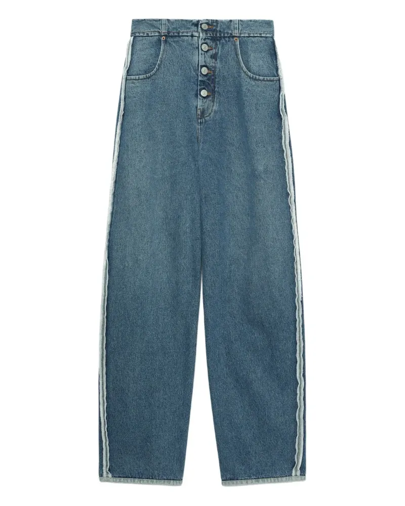 Maison Margiela Jeans mit Knopfverschluss - Blau Blau