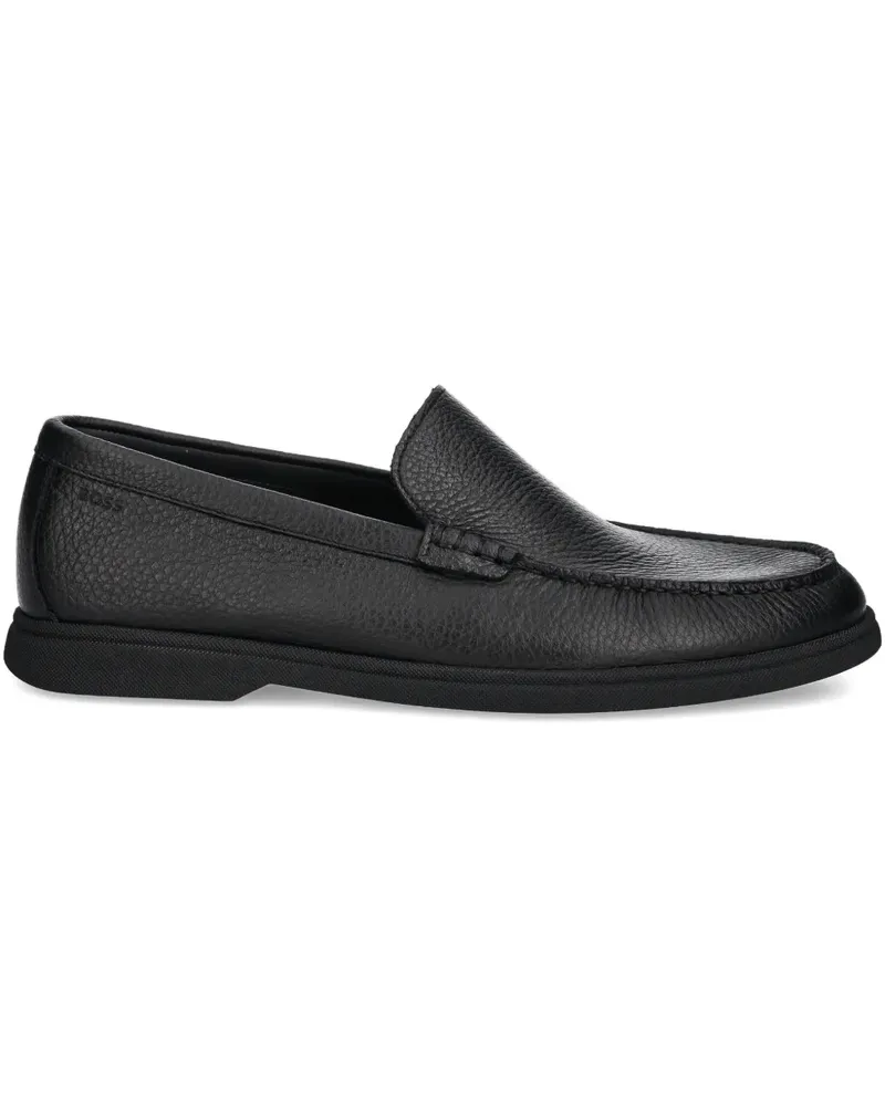 HUGO BOSS Sienne Loafer aus Leder - Schwarz Schwarz