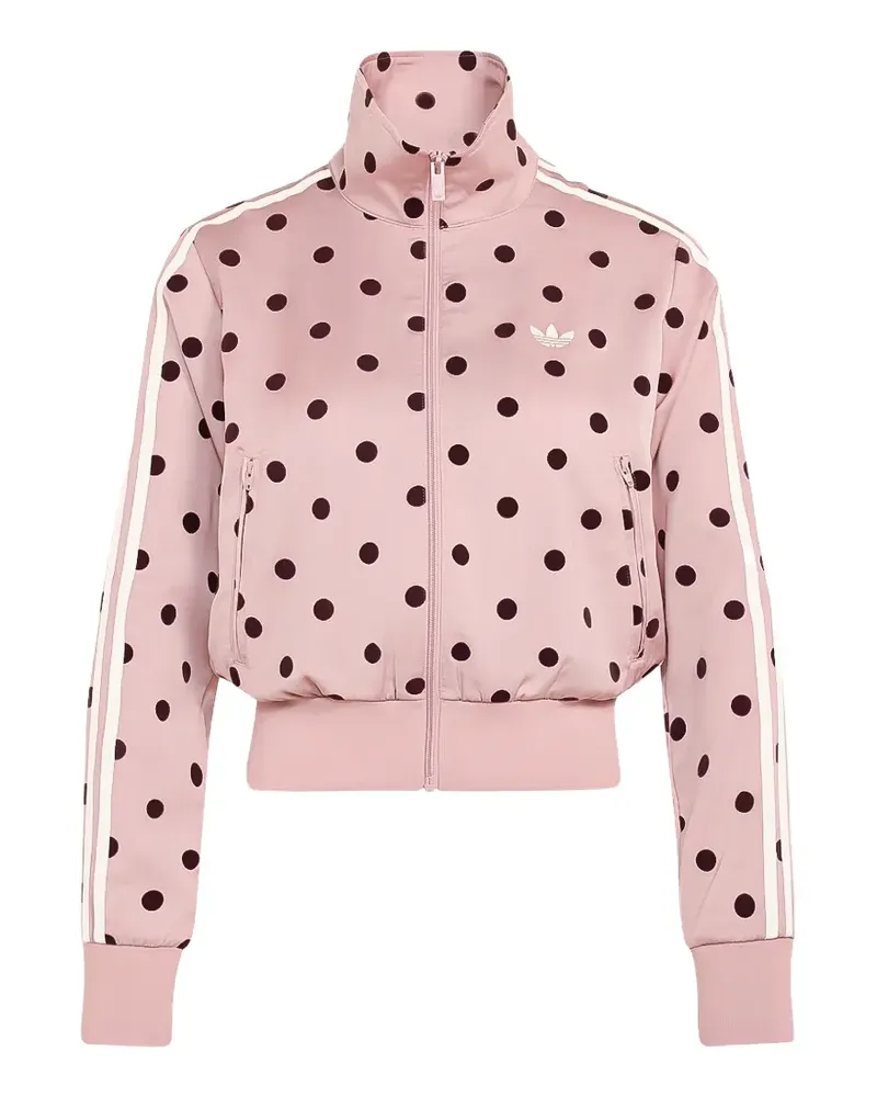 adidas polka-dot satin track jacket - Rosa Rosa