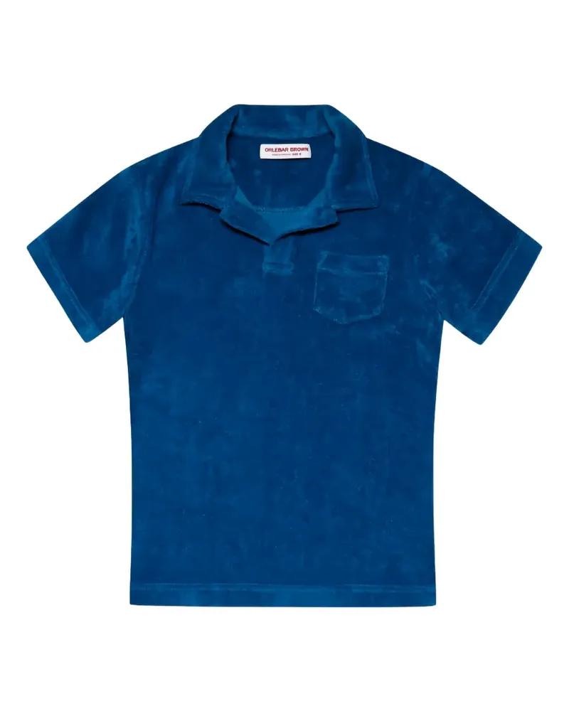 Orlebar Brown towelling cotton polo shirt - Blau Blau
