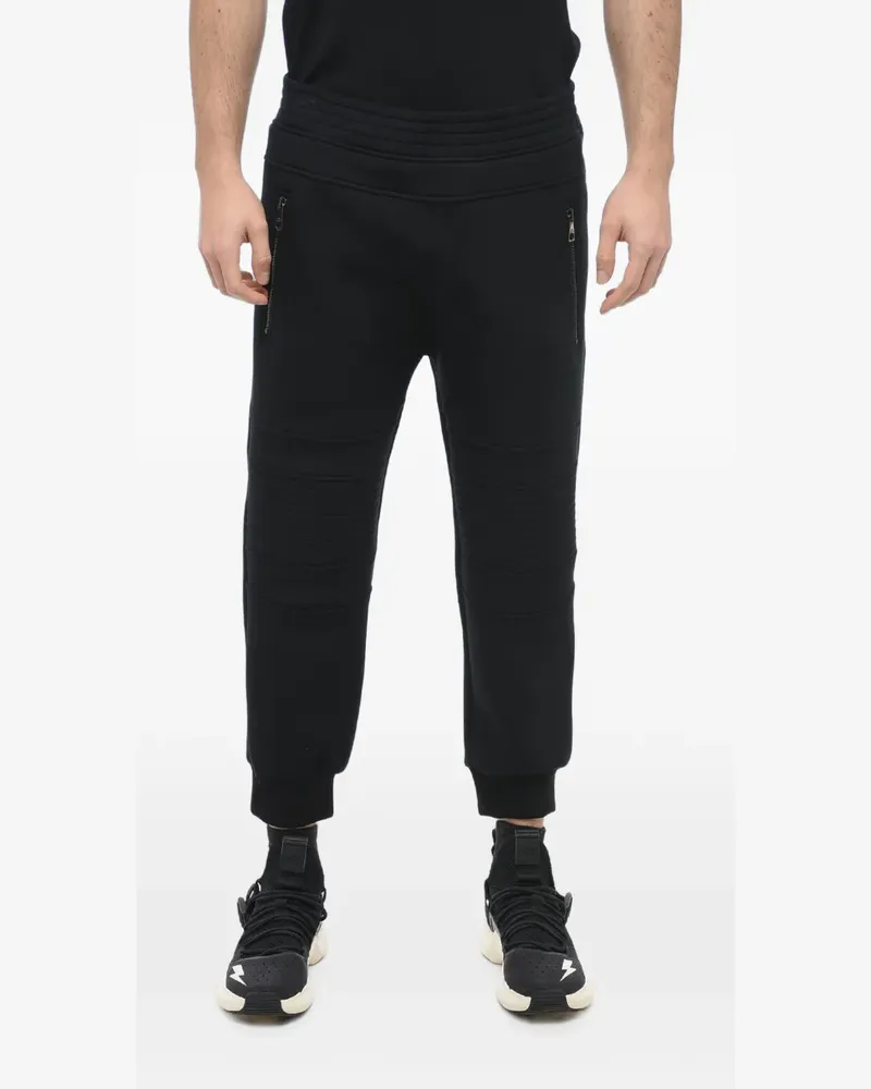 Neil Barrett biker skinny-fit track pants - Schwarz Schwarz