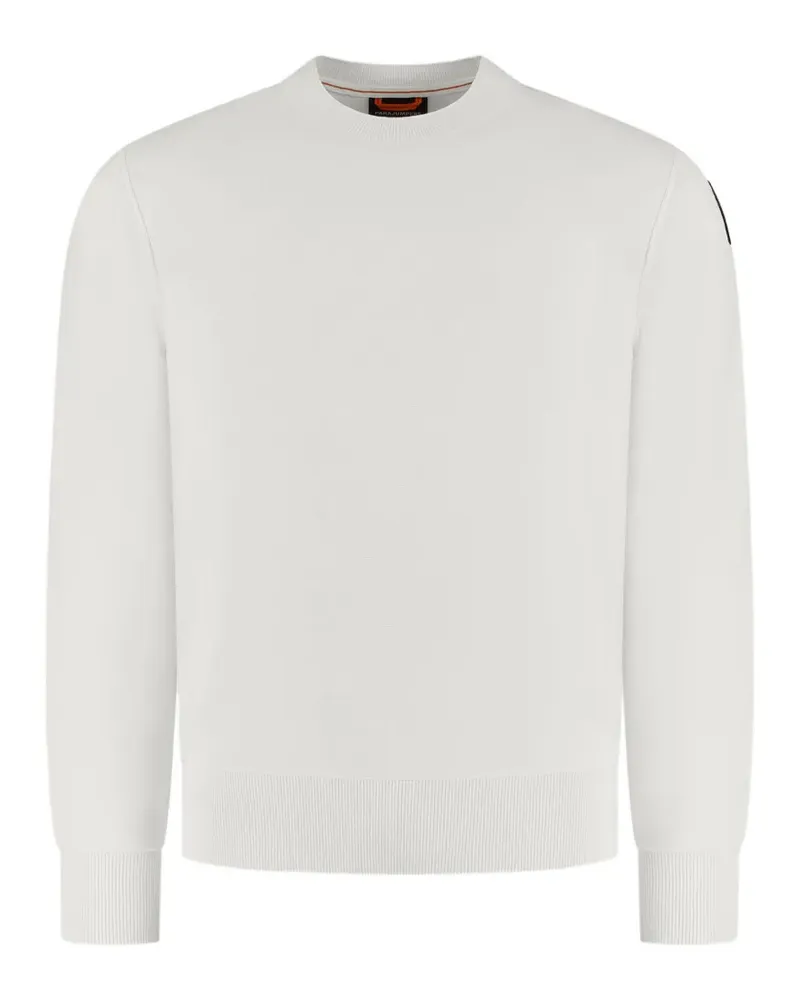 Parajumpers Basic Scoe Pullover mit Viertelreißverschluss - Weiß Weiß
