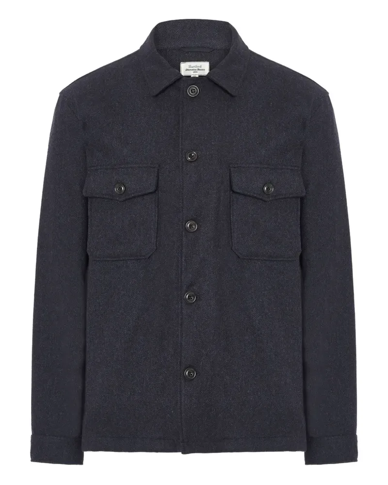 Hartford Jacke mit doppelter Tasche - Blau Blau