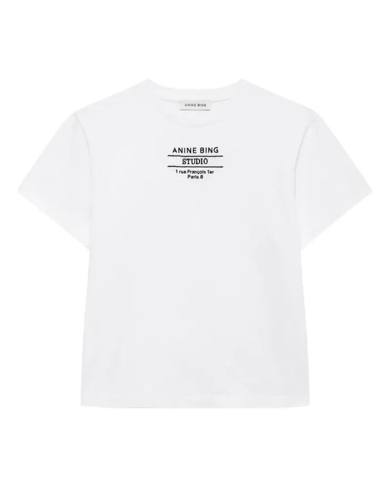 Anine Bing Shelley Studio T-shirt - Weiß Weiß