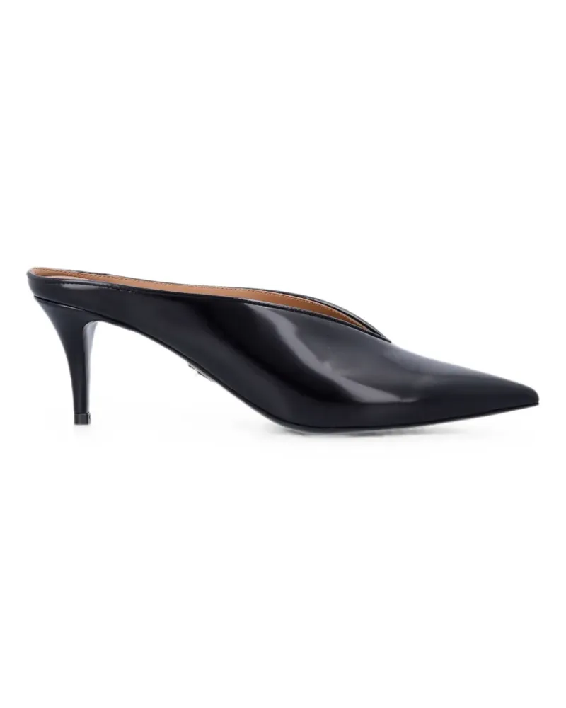 Stella McCartney pointed-toe V-cut mules - Schwarz Schwarz