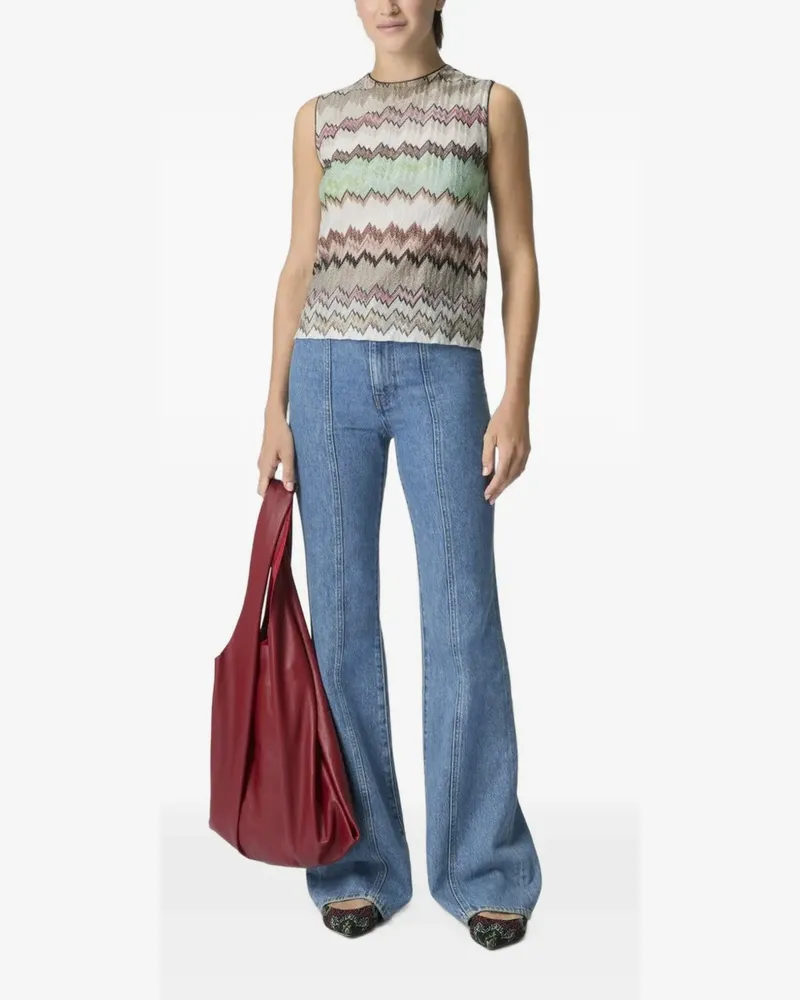 Missoni Oberteil mit Zickzackmuster - Nude Nude